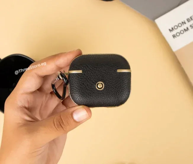 Metallic Leather Case For Airpods 3 - Three