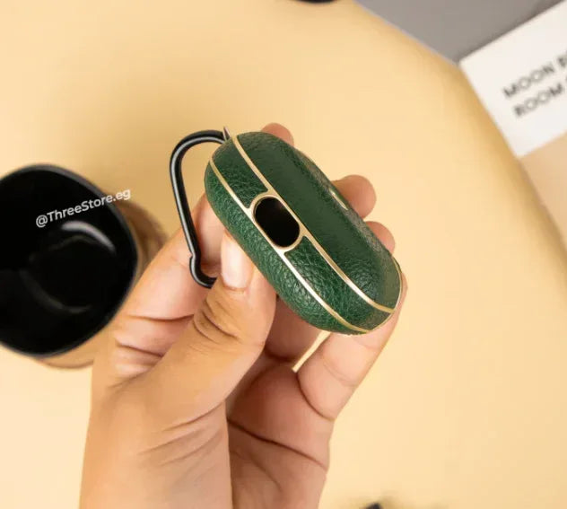 Metallic Leather Case For Airpods 3 - Three