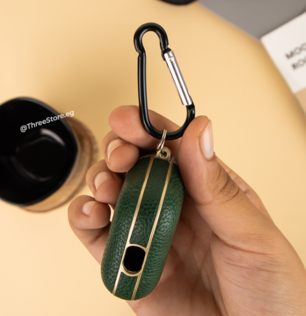 Metallic Leather Case For Airpods 3