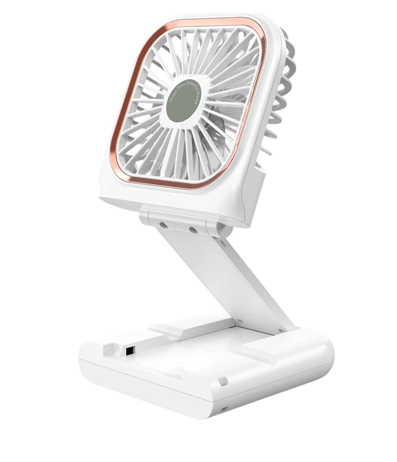 Lenyes 3000mAh Foldable Power Bank Phone Holder Fan LHF13