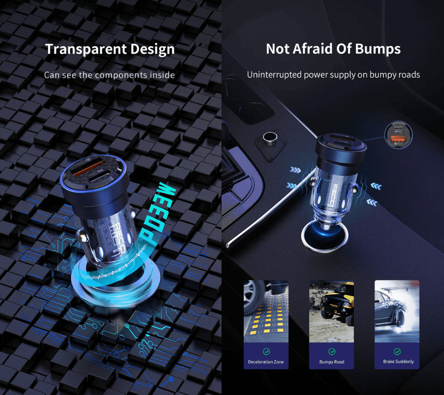 Recci Journey Series PD Fast Charging Car Charger RCC-N17