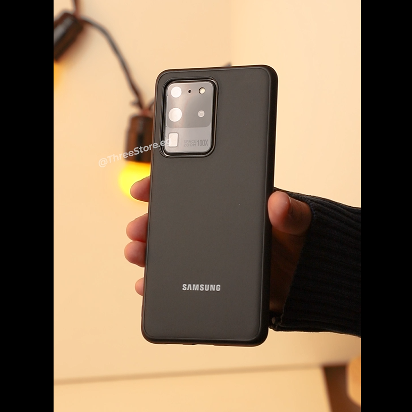 Slim Leather Camera Protection Case Samsung S20 Ultra