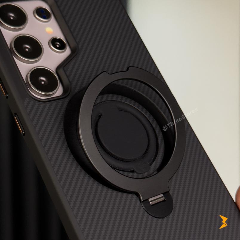 Scroll Carbon Magsafe Case Samsung S25 Ultra