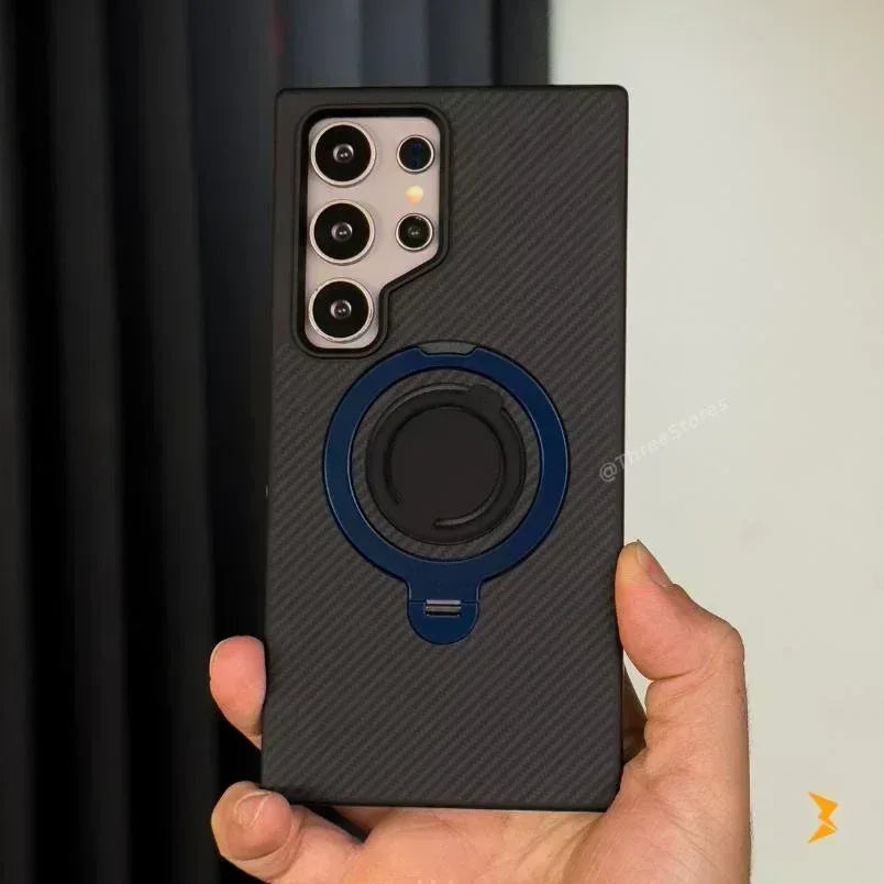 Scroll Carbon Magsafe Case Samsung S23 Ultra - Three