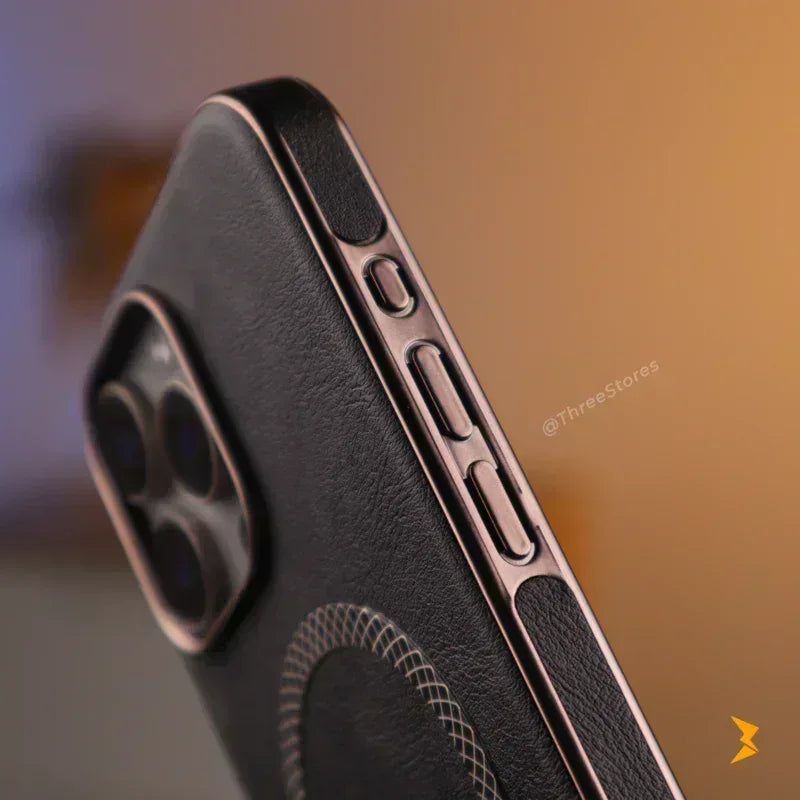 Senso Leather Magsafe Case iPhone 16 Pro Max - Three