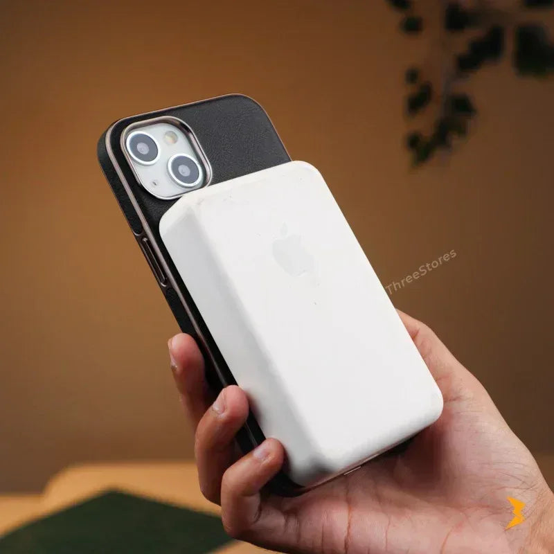 Senso Leather Magsafe Case iPhone 15 - Three