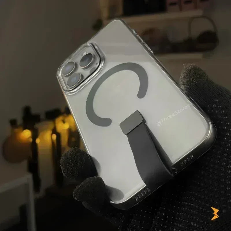 Sheer Transparent Magsafe Case iPhone 16 Pro Max - Three