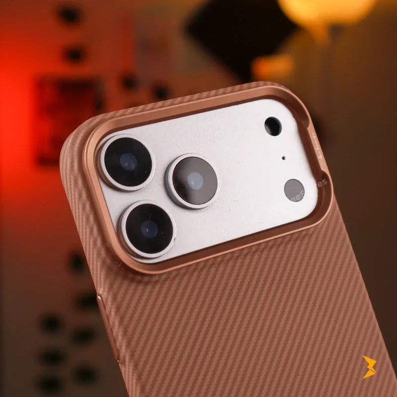 Shefange Carbon Magsafe Case iPhone 17 Pro Max - Three
