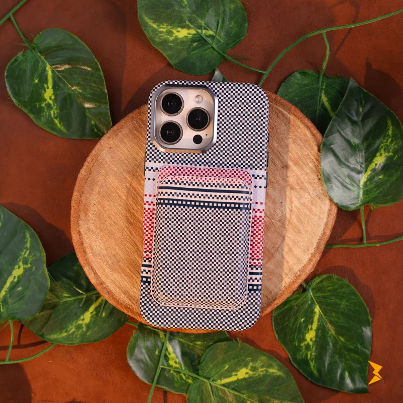 Shine Carbon Magsafe Wallet Case iPhone 16 Pro Max