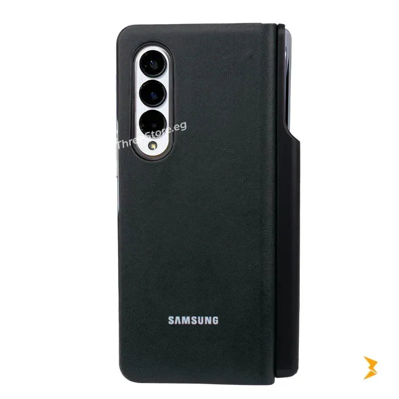 Side Spen 360° Leather Case Samsung Z Fold 3 - Three