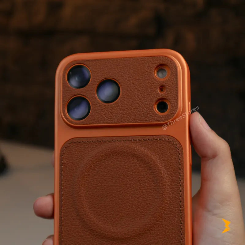 Signature Leather Magsafe Case iPhone 17 Pro