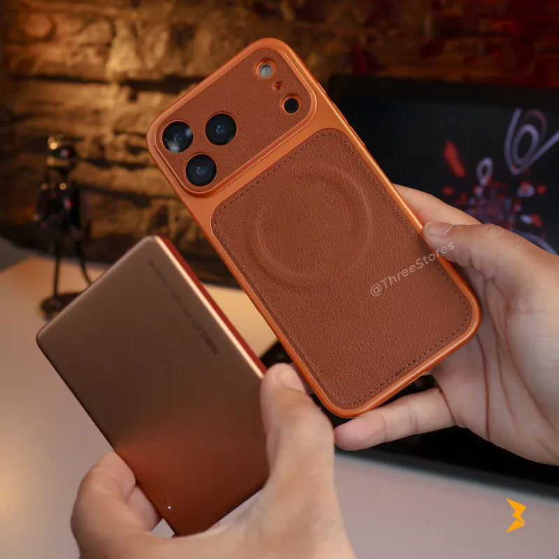 Signature Leather Magsafe Case iPhone 17 Pro