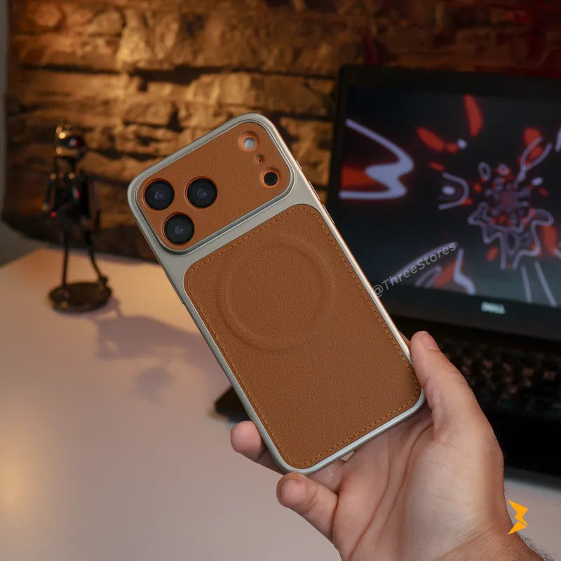 Signature Leather Magsafe Case iPhone 17 Pro