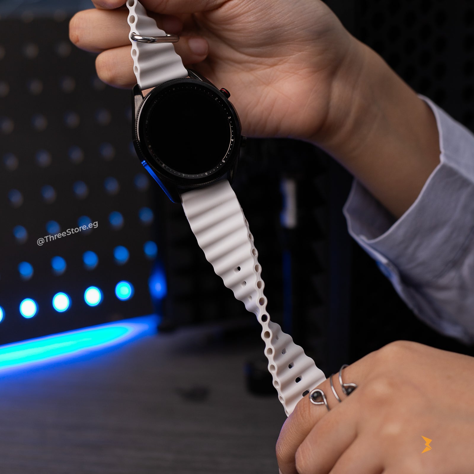 Ocean Silicone Strap For Smart Watch 22mm