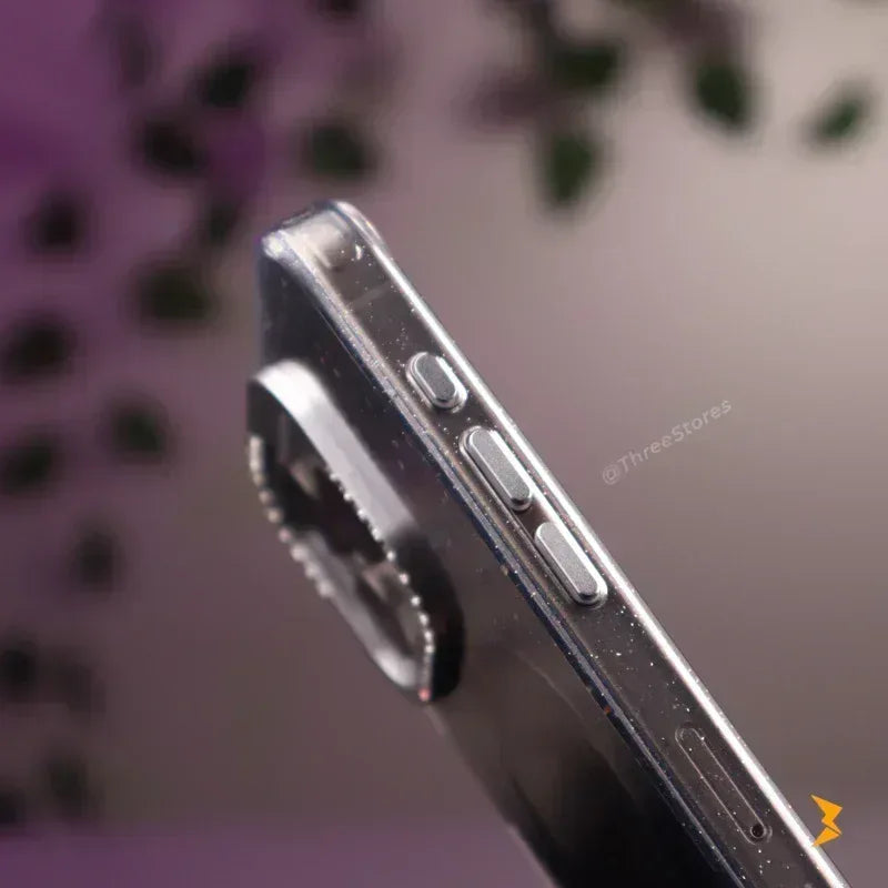 Silver Flakes Magsafe Case iPhone 16 Pro Max - Three