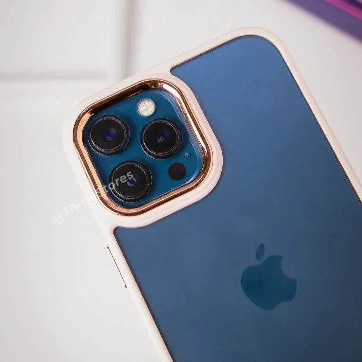 Skin Fashion Colored Frame Camera Case iPhone 11 Pro Max - Three