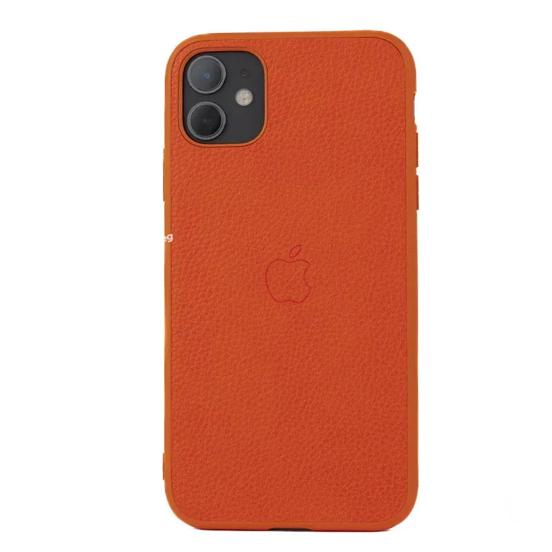 Slim Leather Case iPhone 11 - Three