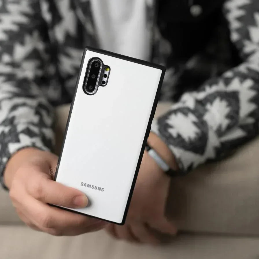 Slim Leather Camera Protection Case Samsung Note 10 Plus - Three