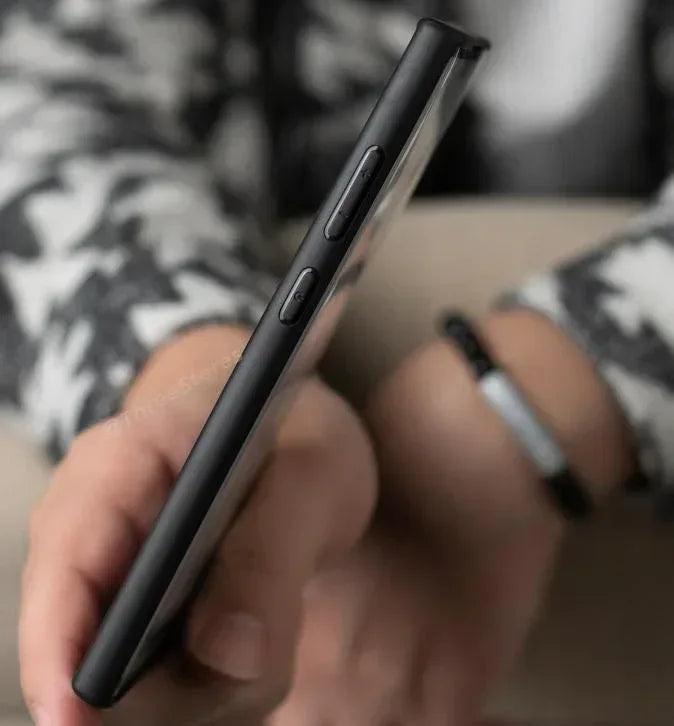 Slim Leather Camera Protection Case Samsung Note 10 Plus - Three