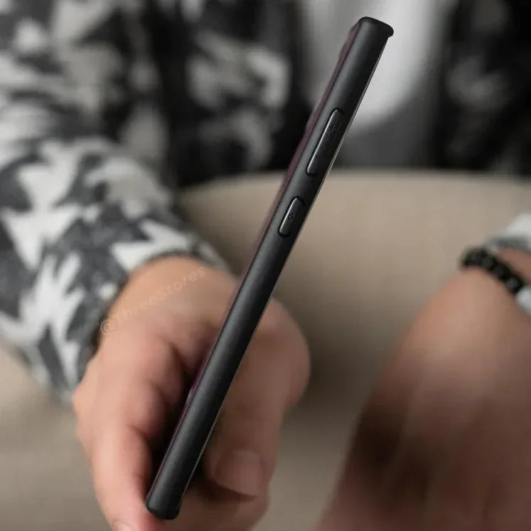 Slim Leather Camera Protection Case Samsung Note 10 Plus - Three