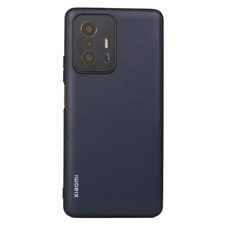 Slim Leather Camera Protection Case Mi 11t - Three