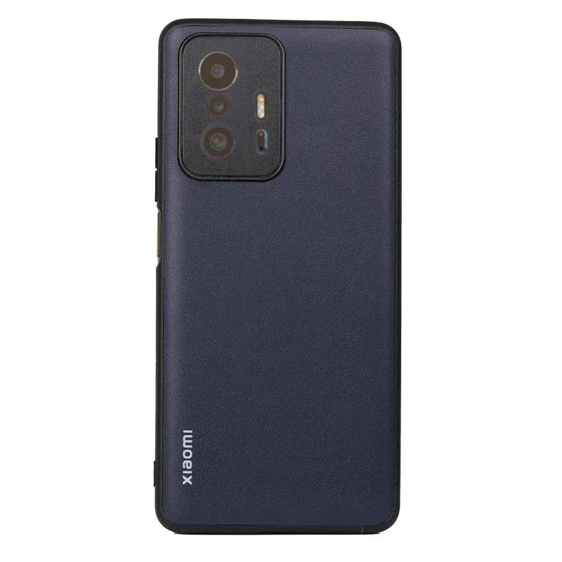 Slim Leather Camera Protection Case Mi 11t - Three