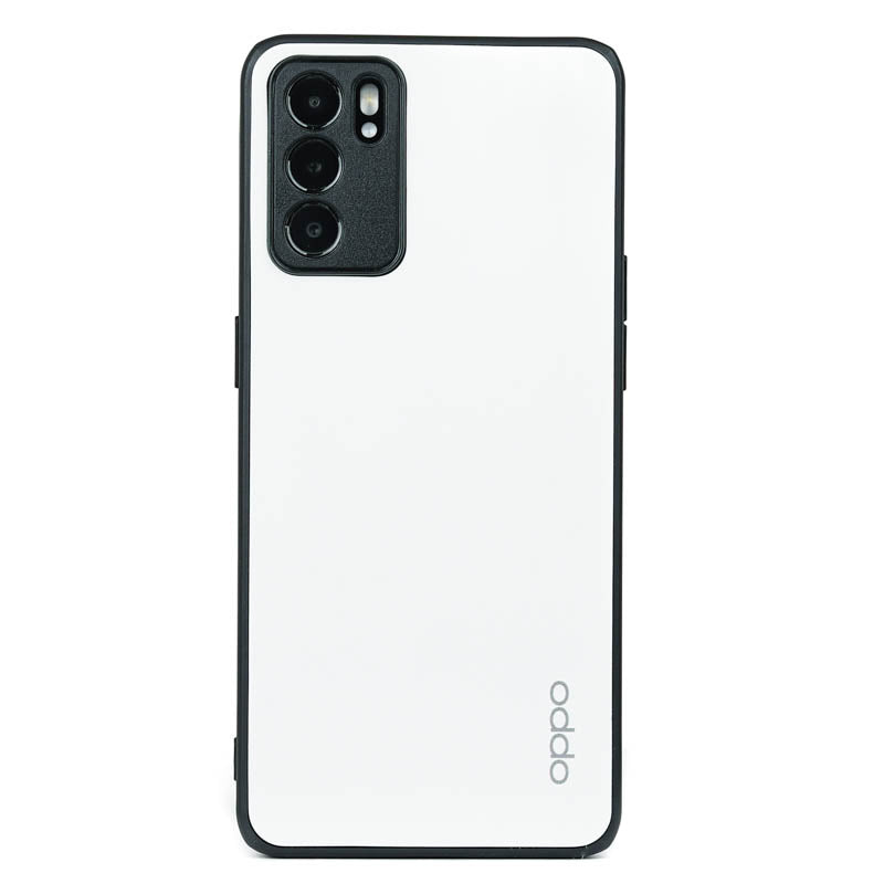 Slim Leather Camera Protection Case Oppo Reno 6 5G