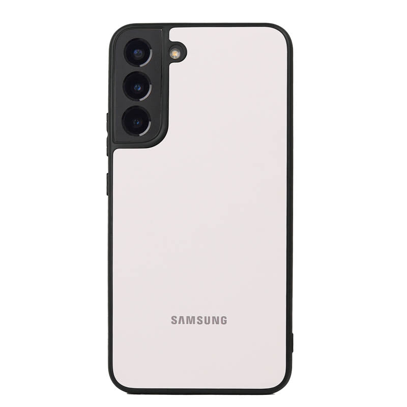 Slim Leather Camera Protection Case Samsung S22 Plus