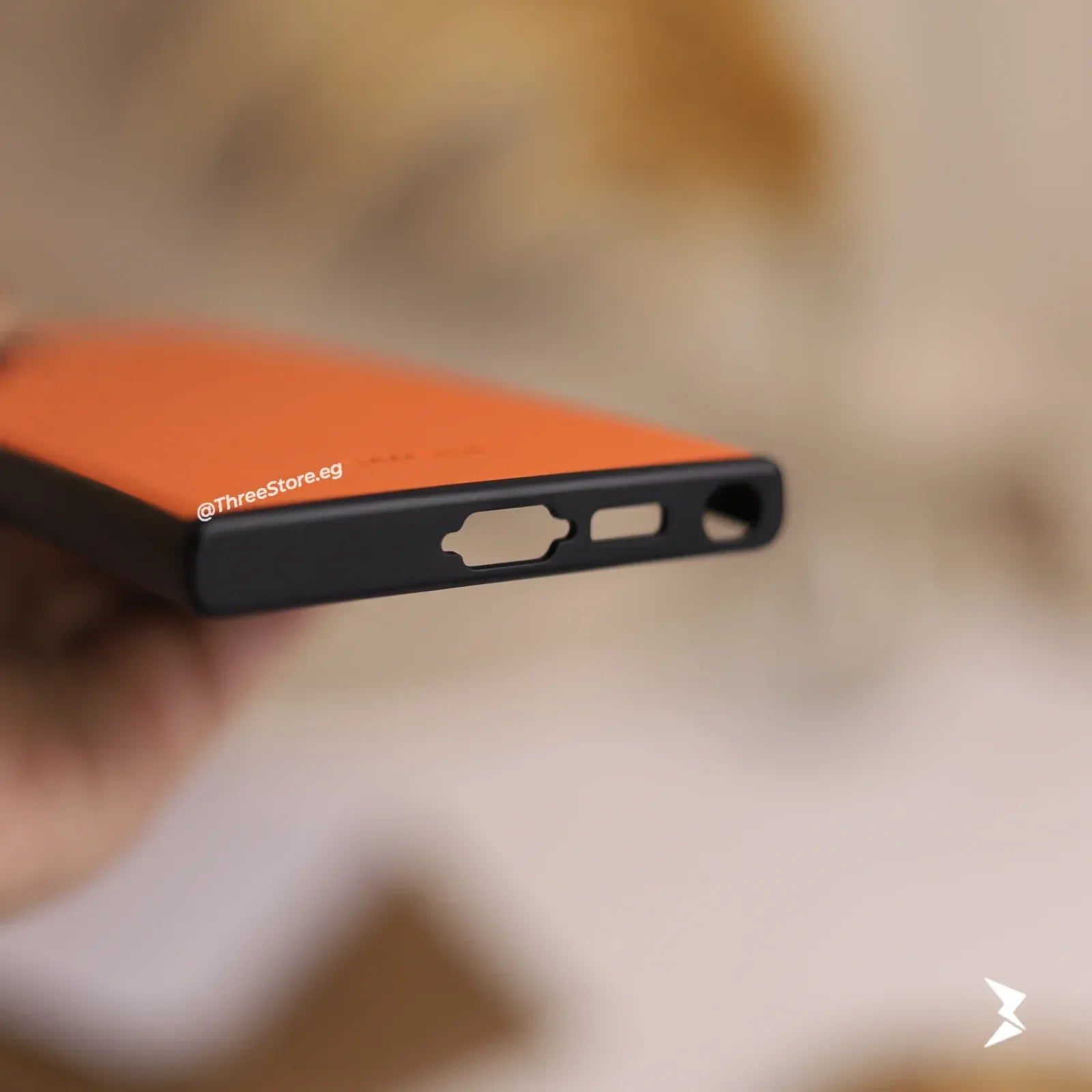 Slim Leather Camera Protection Case Samsung S22 Ultra - Three