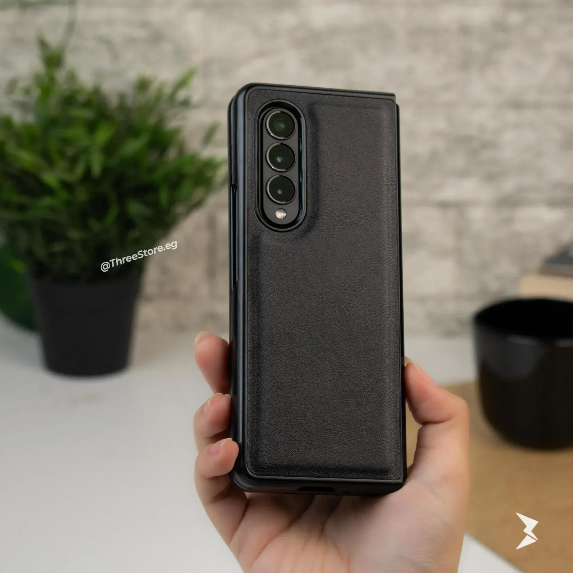 Slim leather Case Samsung Z Fold 5 - Three
