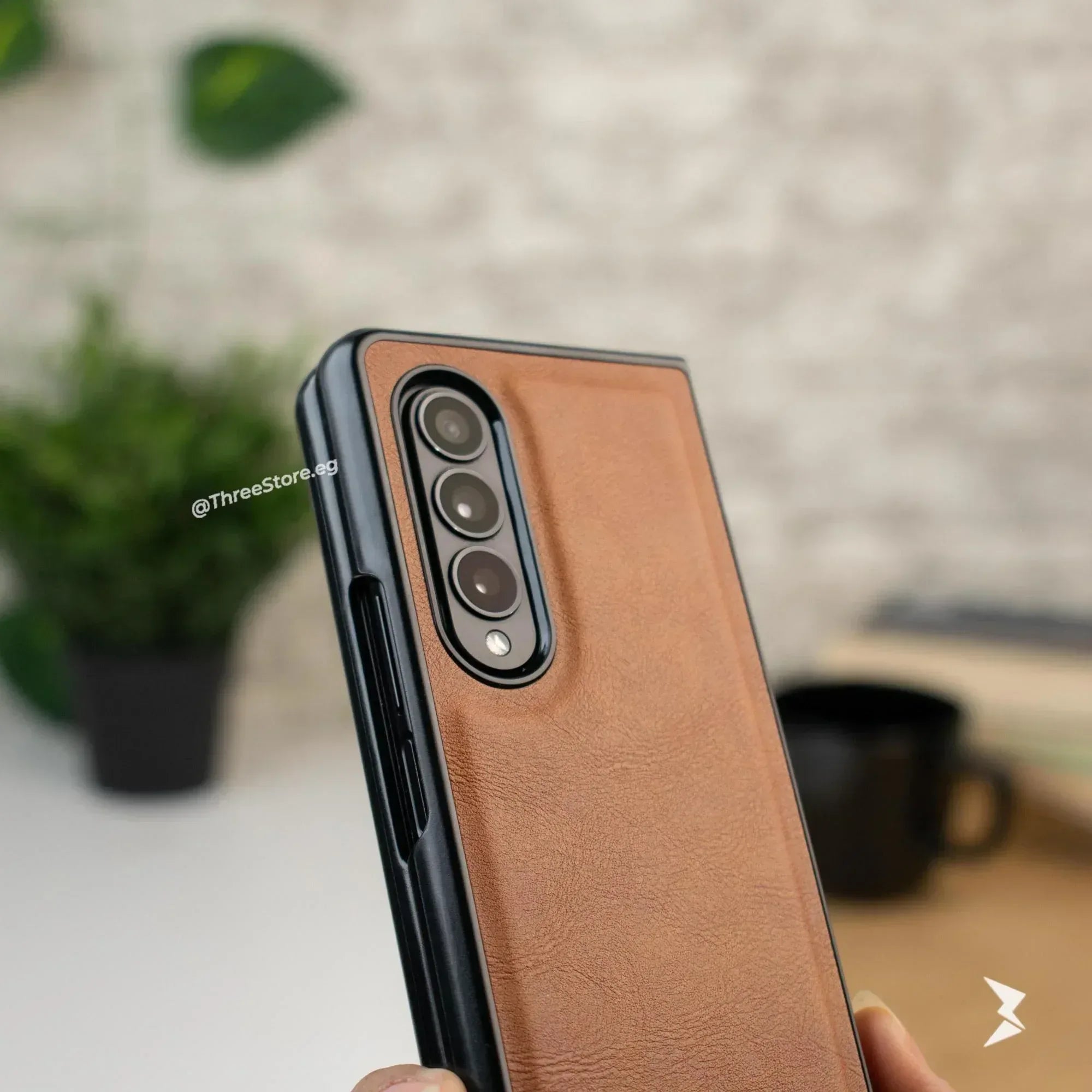 Slim leather Case Samsung Z Fold 3 - Three