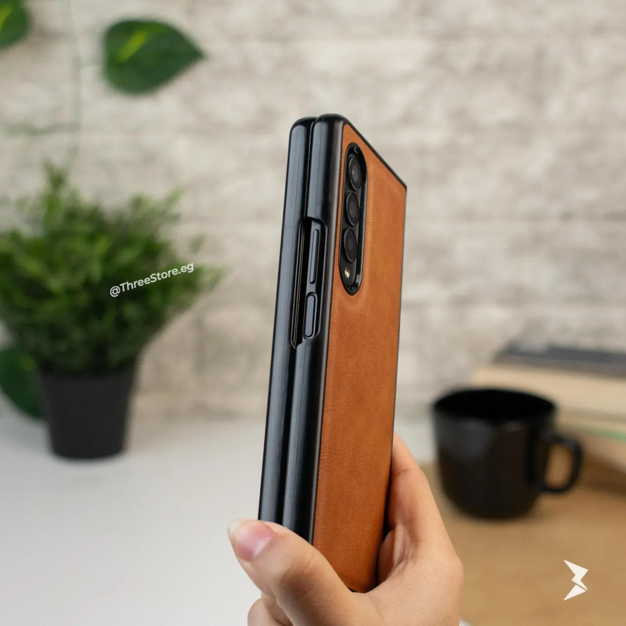 Slim leather Case Samsung Z Fold 4 - Three