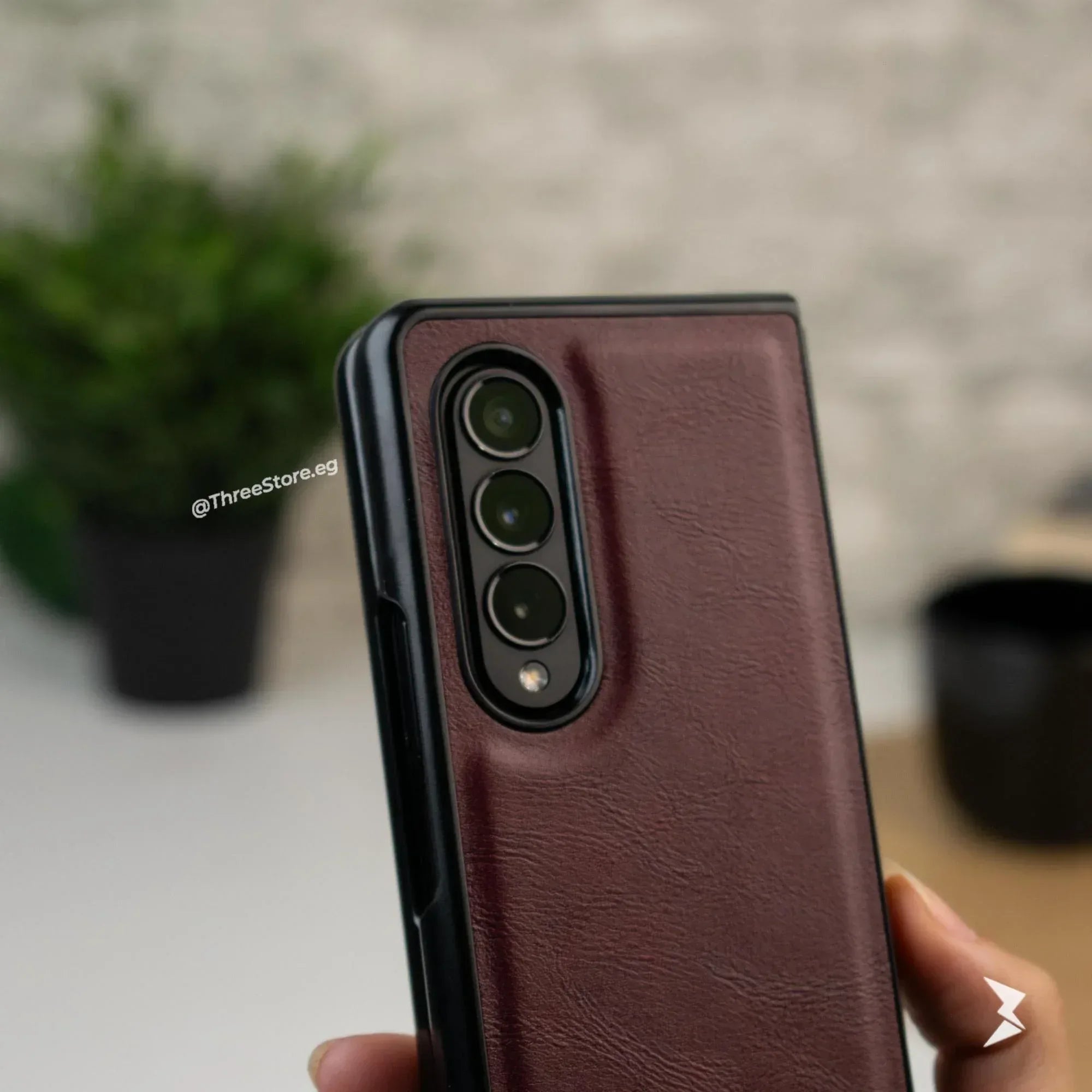 Slim leather Case Samsung Z Fold 5 - Three