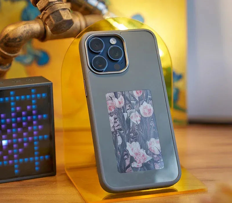 Smart NFC Ink Screen Case iPhone 14 Pro Max - Three