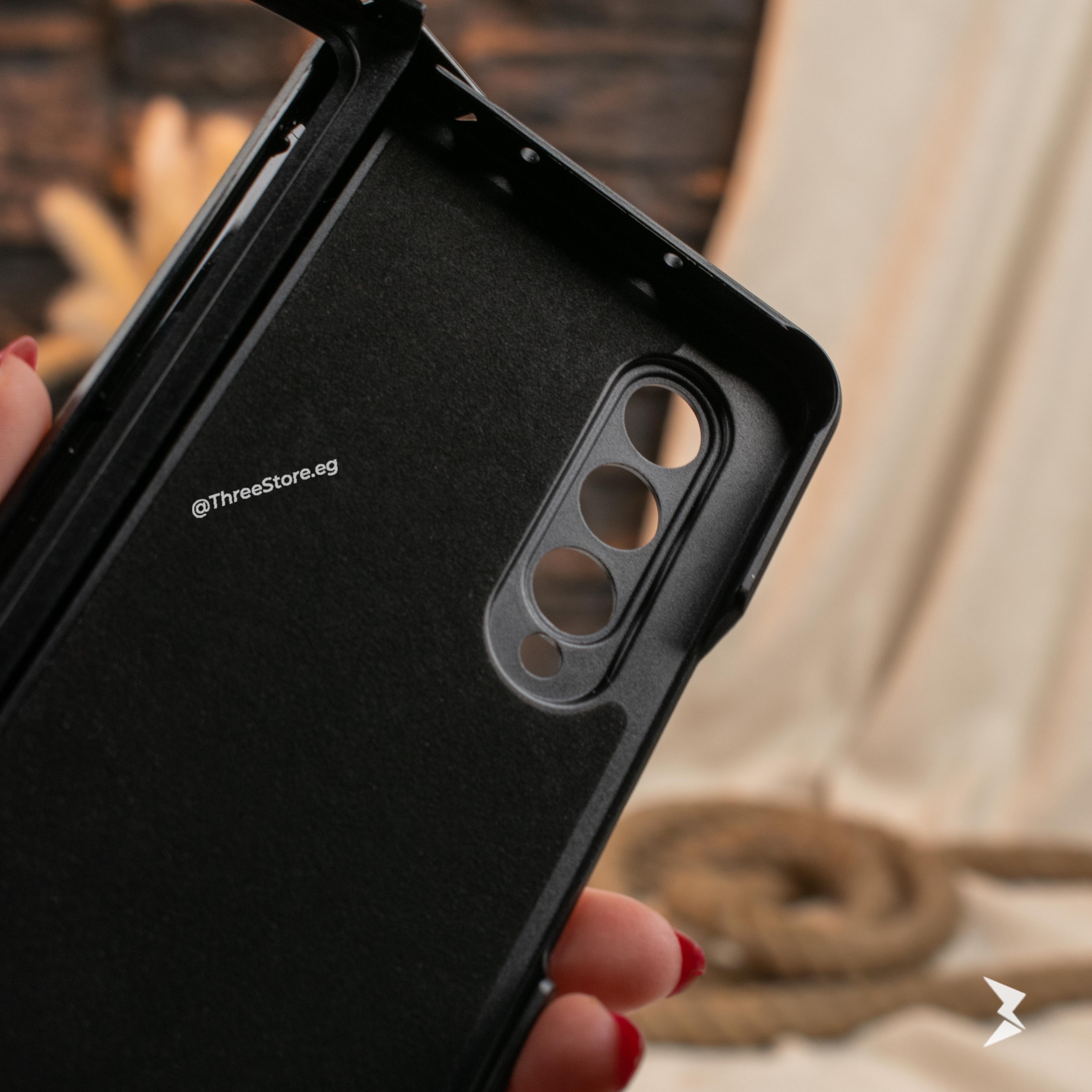 Snake Leather Case Samsung Fold 4