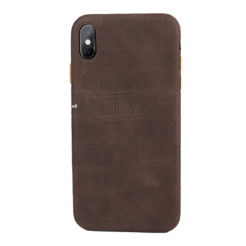 Snake Leather Case iPhone X - Three