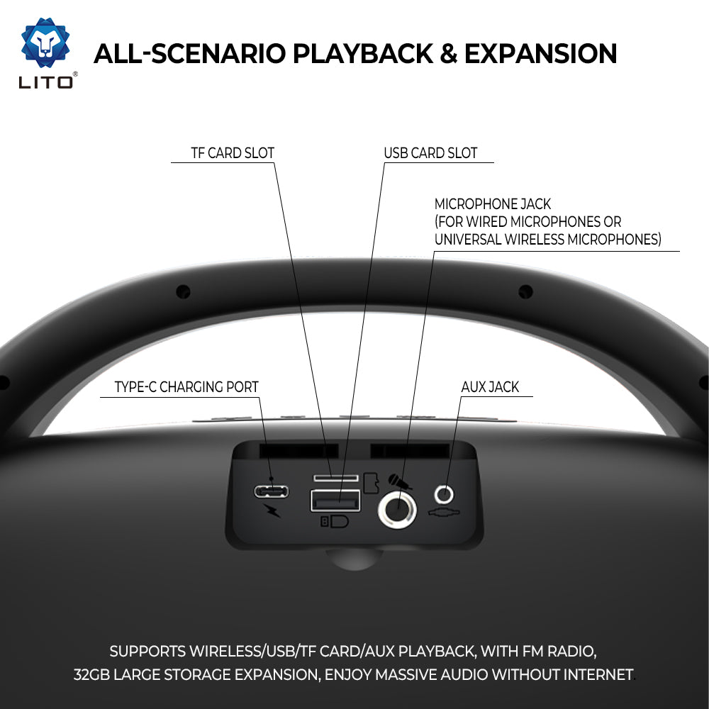 LITO 50W Wireless Outdoor Speaker LS11