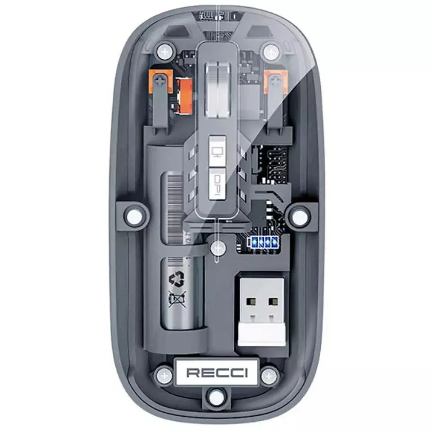 Recci Space Capsule Wireless Mouse Recci RCS-M01 - Three