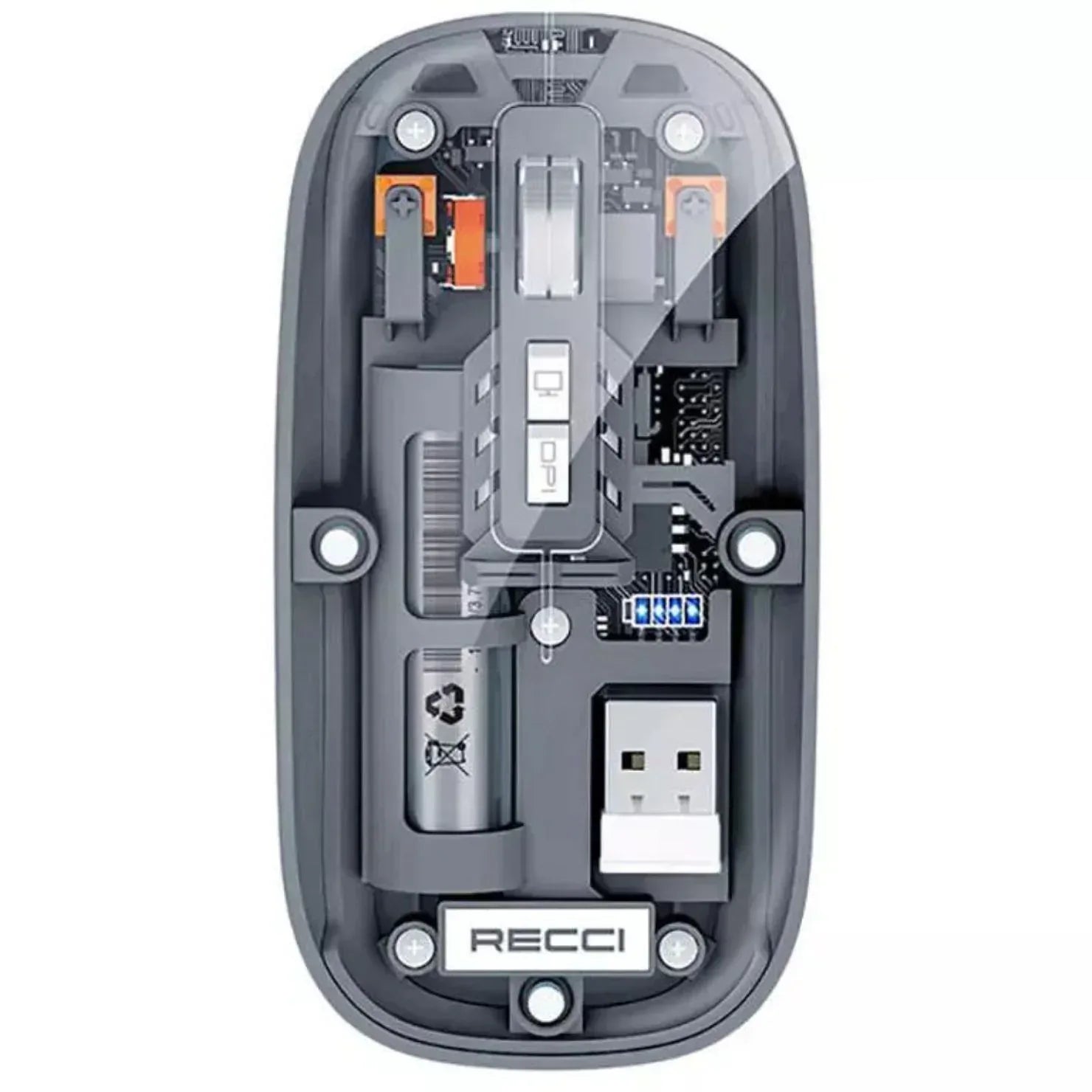 Recci Space Capsule Wireless Mouse Recci RCS-M01 - Three