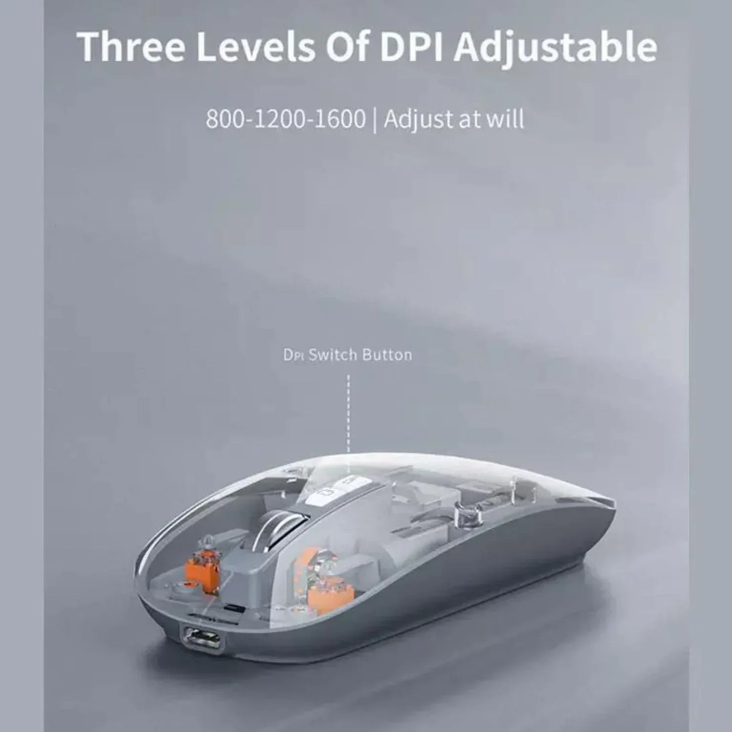 Recci Space Capsule Wireless Mouse Recci RCS-M01 - Three
