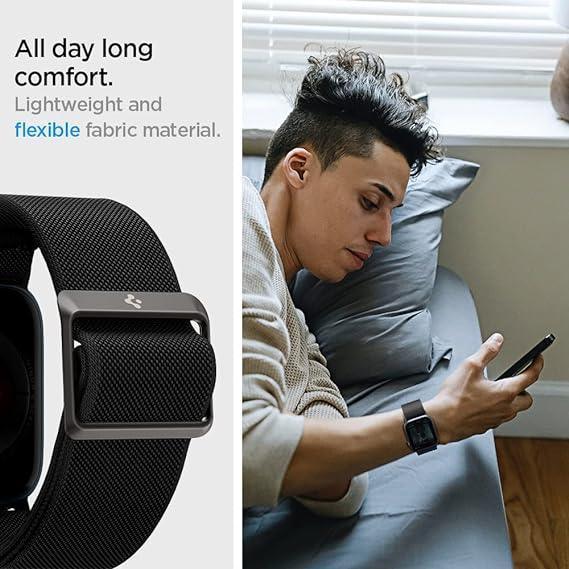 Spigen Fabric Watch Band For Apple Watch - Three
