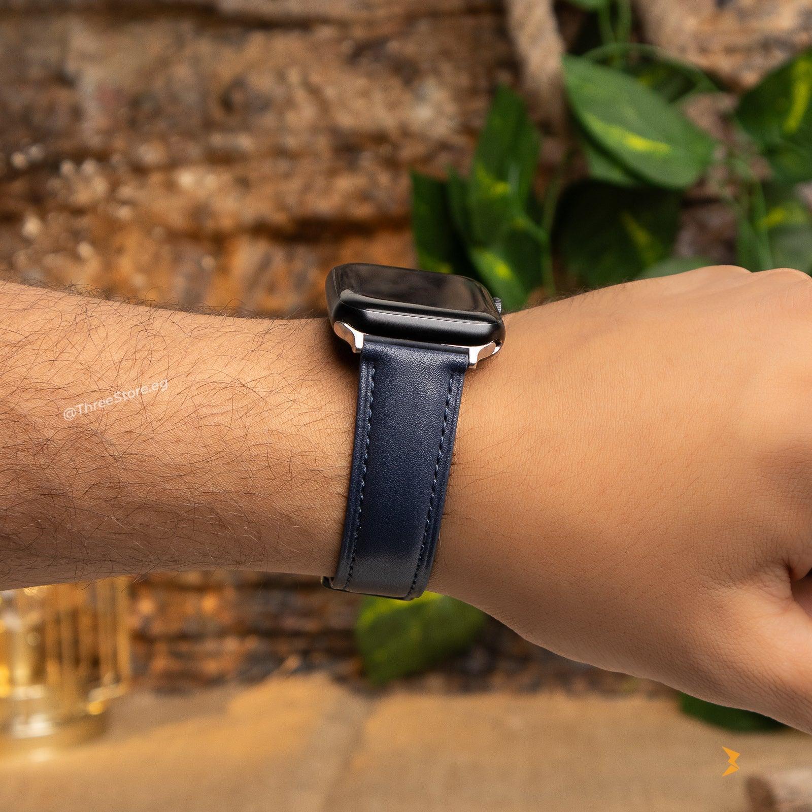 Spigen Leather Band For Apple Watch - Three