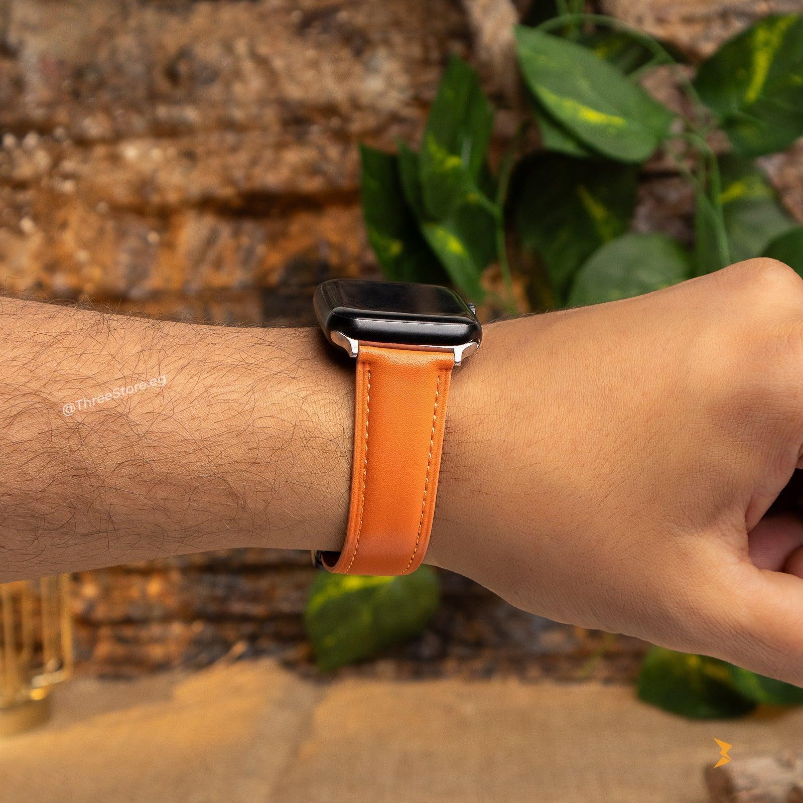 Spigen Leather Band For Apple Watch - Three