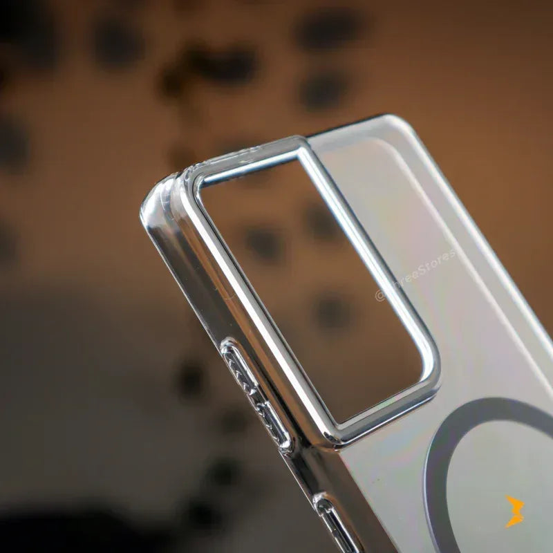 Splicing Transparent Case Samsung S21 Ultra - Three