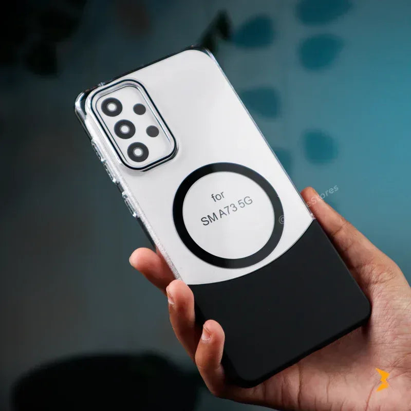 Splicing Transparent Case Samsung A73 - Three