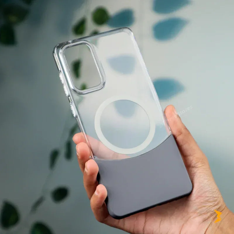 Splicing Transparent Case Samsung A73 - Three