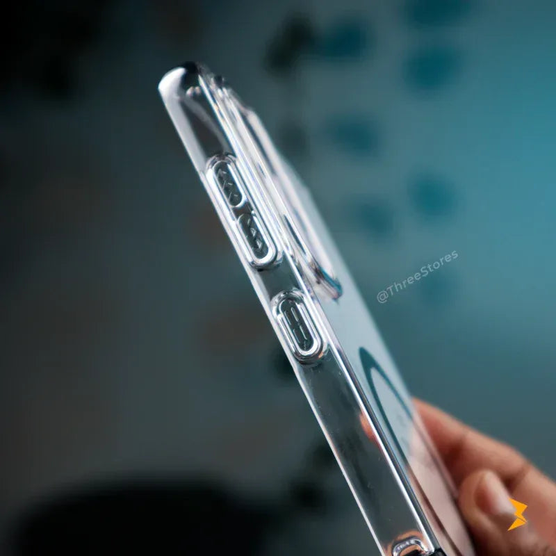 Splicing Transparent Case Samsung A73 - Three