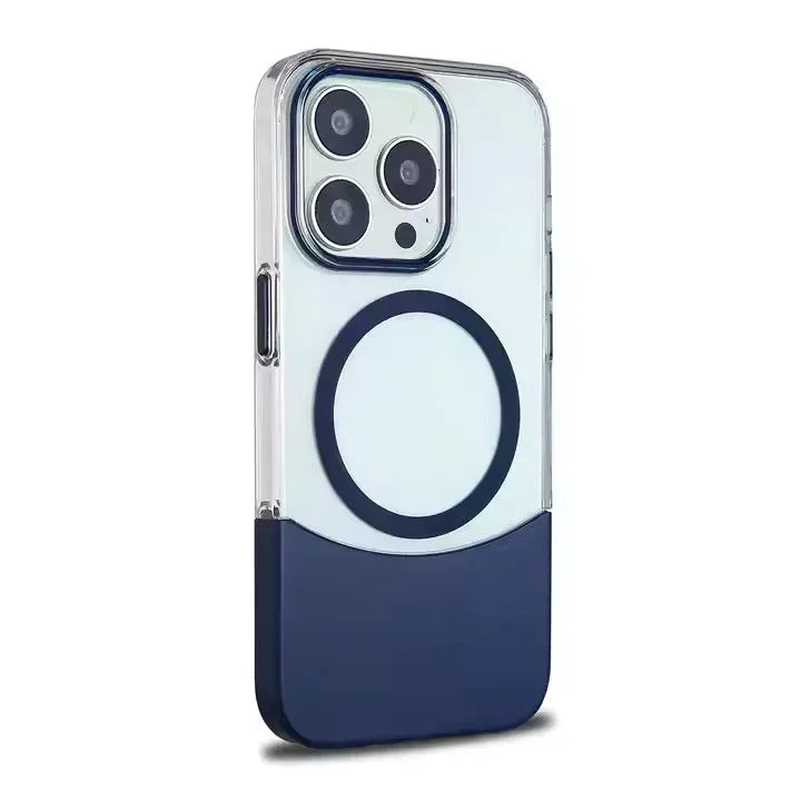 Splicing Transparent Case iPhone 15 Pro Max - Three