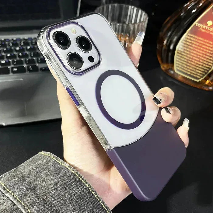 Splicing Transparent Case iPhone 14 Pro Max - Three