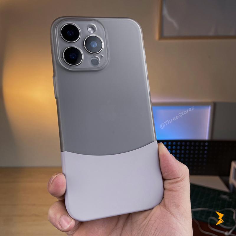 Split Semi-Transparent Case iPhone 14 Pro Max